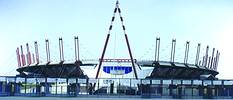 The &#8216;Delle Alpi&#8217; in Turin, where four UltraDome units are installed in the field, eight on the steps and 13 units protect the external area of the stadium